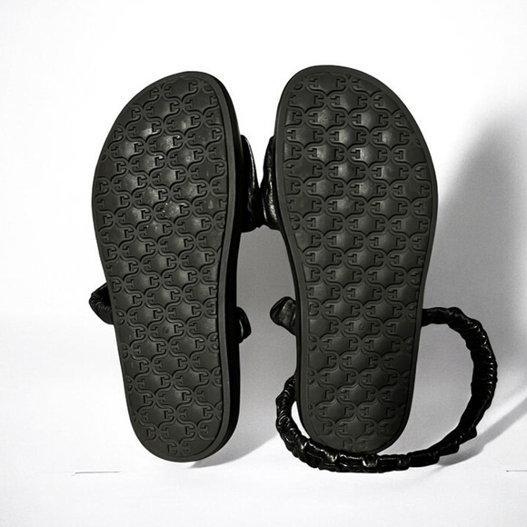 🌻NEW NWOT Sam Edelman Black Leather Velma Sandals | Size 6 - Picture 8 of 9